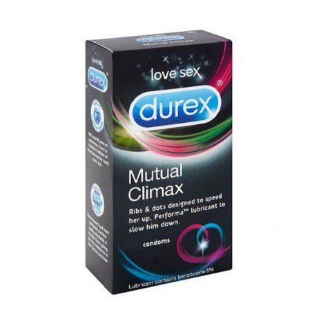 Preservativos Climax Mutual 12 Unidades - Durex - 1