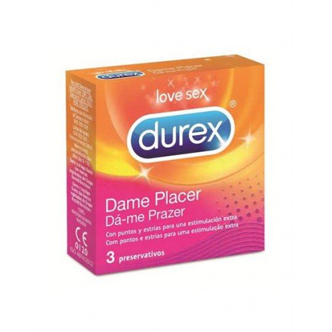 Preservativos Give Me Pleasure 3 Unidades - Durex - 1