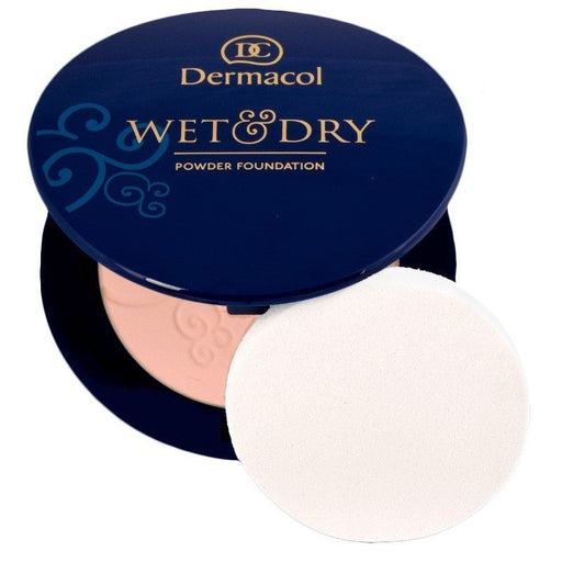 Maquiagem em Pó Molhado e Seco - Molhado e Seco - Dermacol: Base de maquillaje en polvo wet and dry - 01 - 2