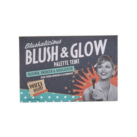 Paleta de blush, bronzeador e iluminador - Blush &amp; Glow - Dirty Works - 1