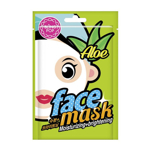 Máscara Facial Hidratante e Iluminadora com Aloe Vera - Bling Pop - 1