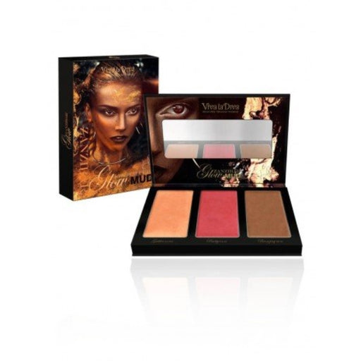 Paleta Facial - Zanzibar Glow Mud Highlighter - Viva la Diva - 1