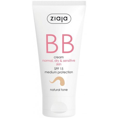 Bb Cream Pele Normal, Seca e Sensível Spf15 - Tom Natural 50 ml - Ziaja - 1