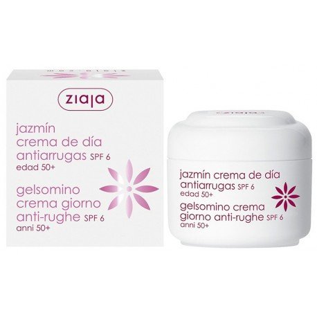 Creme Facial Dia Antirrugas Spf6 - Jasmim 50 ml - Ziaja - 1
