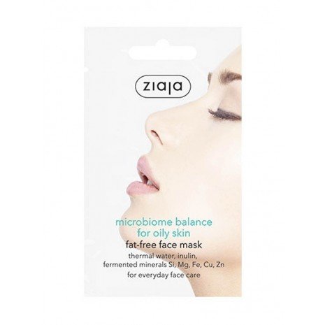 Máscara Facial Balanceadora Oil-Free Pele Oleosa - Microbiome Balance 7 ml - Ziaja - 1