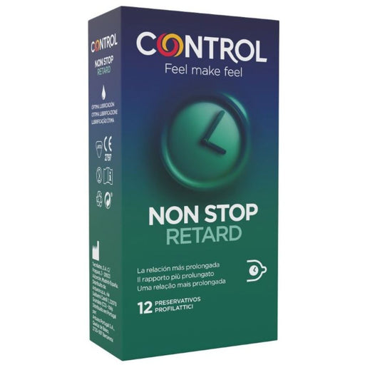 Preservativos Non Stop Retardantes 12 Unidades - Control - 1
