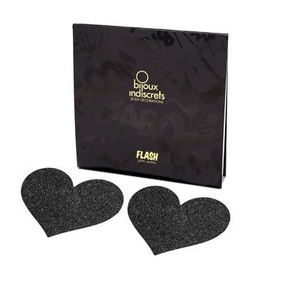 Revestimentos Flash Black Heart - Coleção Flash - Bijoux - 1