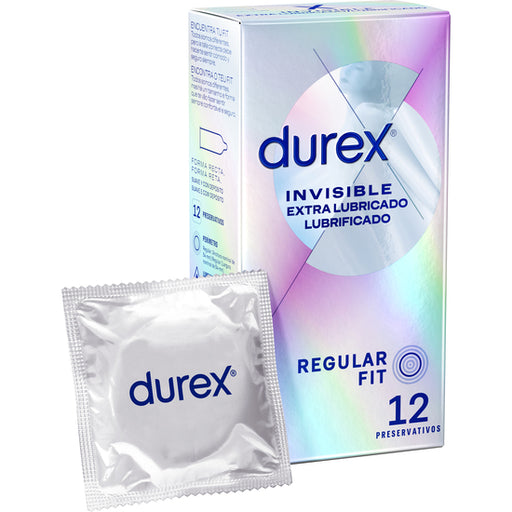 Durex Invisible Extra Lubrificado 12 Unidades - Durex - 2