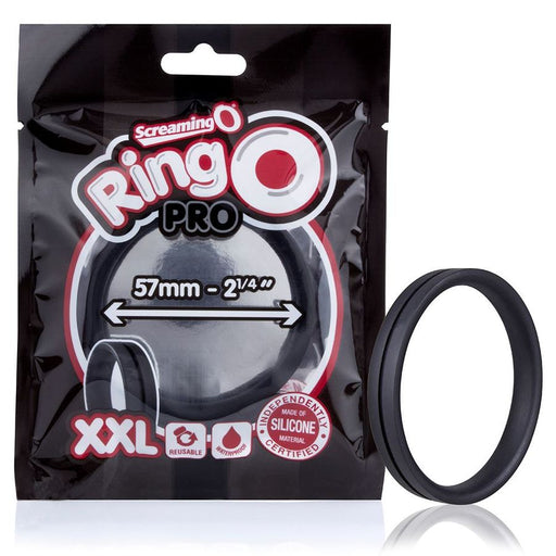 Ringo Pro Xxl Enhancer Anel Preto 57mm - Screaming O - 1