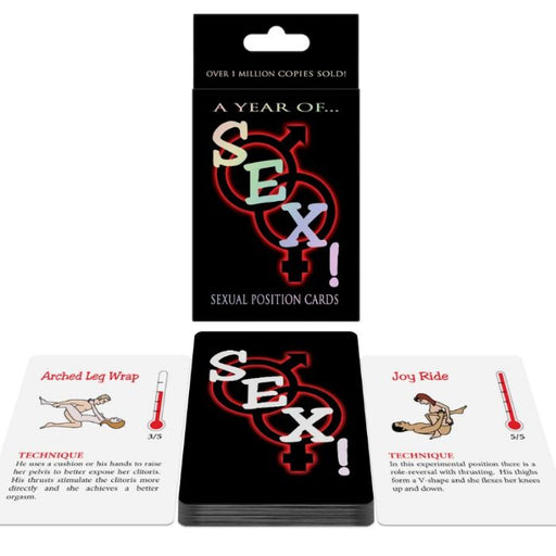Jogo de cartas de posições sexuais um ano de... sexo! no - Kheper Games, Inc. - 1