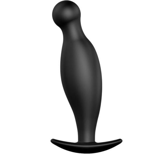 Plug anal preto ergonômico de silicone - Pretty Bottom - 2