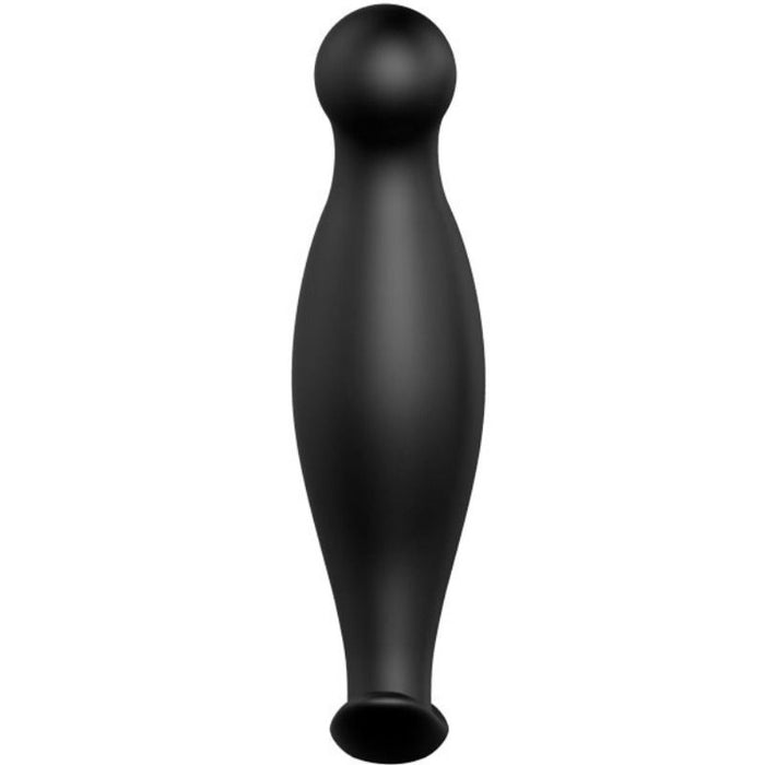 Plug anal preto ergonômico de silicone - Pretty Bottom - 3