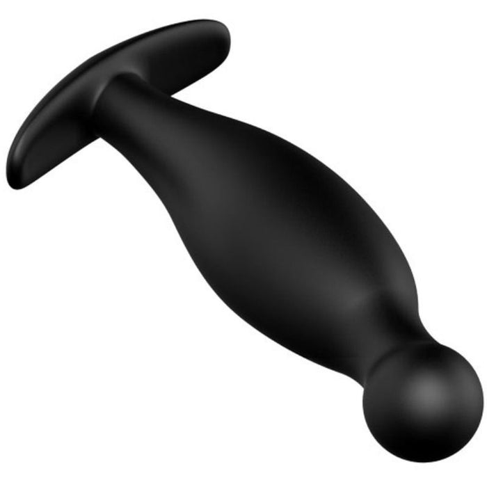 Plug anal preto ergonômico de silicone - Pretty Bottom - 6