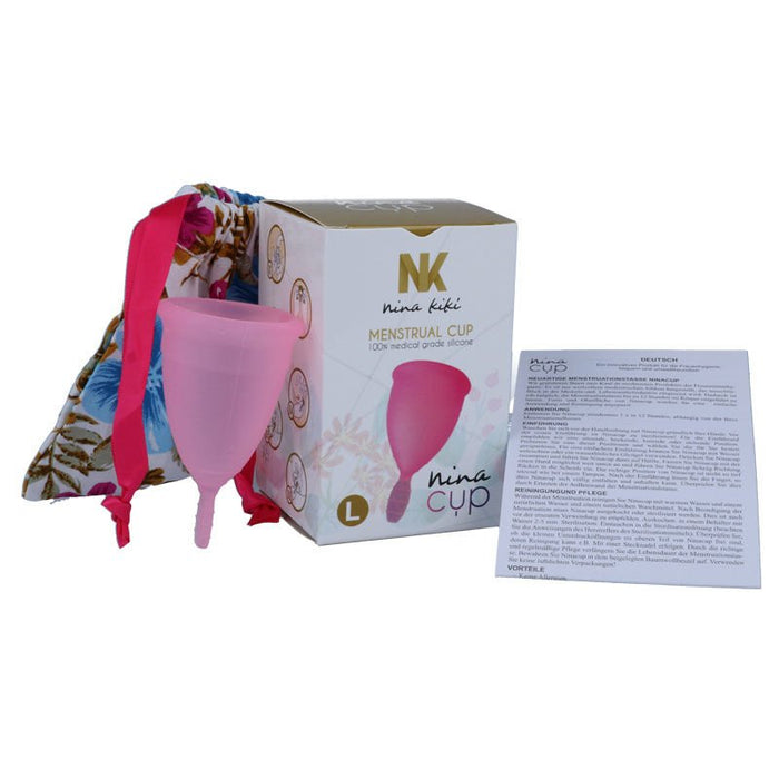Nina Cup Copo Menstrual Tamanho L Rosa - Nina Kiki - Nina Kikí - 2