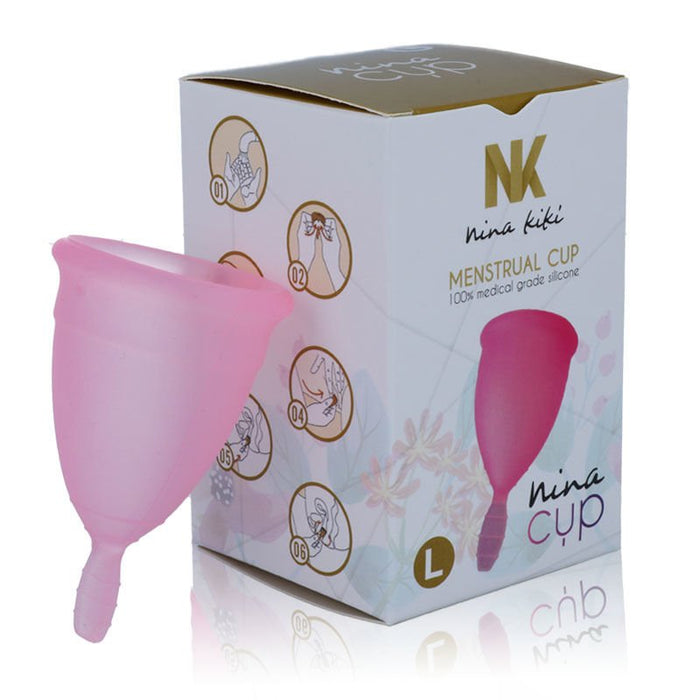 Nina Cup Copo Menstrual Tamanho L Rosa - Nina Kiki - Nina Kikí - 4