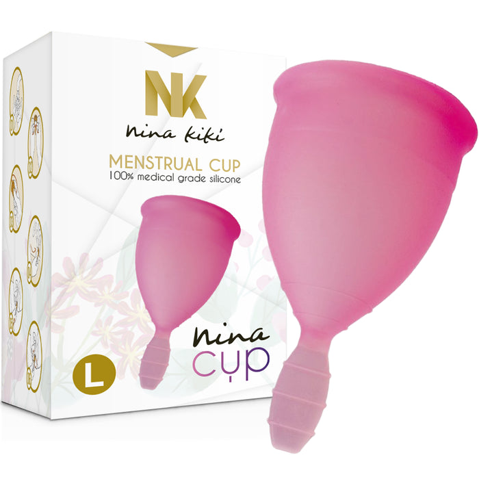 Nina Cup Copo Menstrual Tamanho L Rosa - Nina Kiki - Nina Kikí - 8