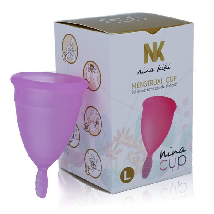 Nina Cup Copo Menstrual Tamanho L Lilás - Nina Kiki - Nina Kikí - 3