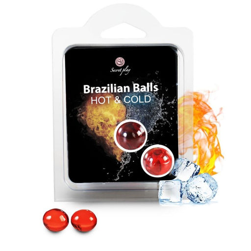 Conjunto 2 Bolas Lubrificantes Bolas Brasileiras Calor e Frio - Secretplay Cosmetic - Secret Play - 1
