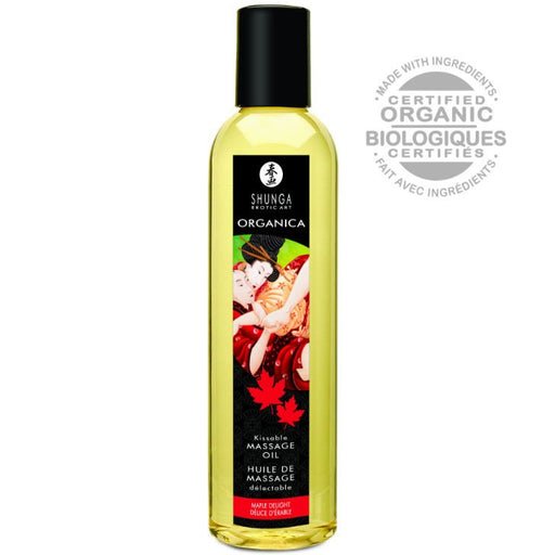 Óleo de massagem erótico orgânico Maple Delight 250ml - Óleos - Shunga - 1