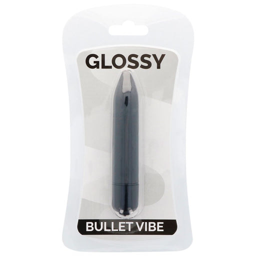 Vibrador preto fino - Glossy - 2