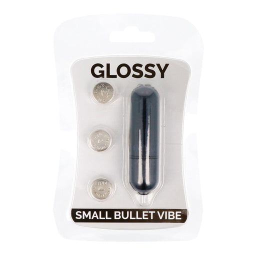 Vibrador de bala pequena preto - Glossy - 2