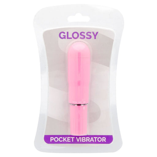 Vibrador de Bolso Rosa Intenso - Glossy - 2