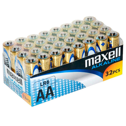 Pack 32 Pilhas Alcalinas Aa Lr6 - Maxell - 1