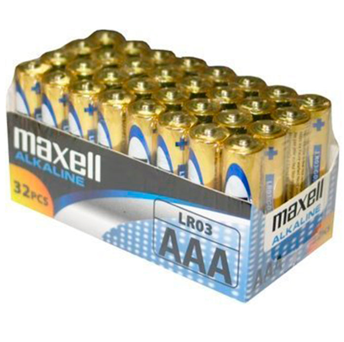 Pack 32 Pilhas Alcalinas Aaa Lr03 - Maxell - 1