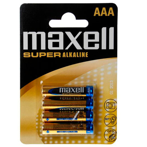 Bateria Super Alcalina Aaa Lr03 Blister 4 Unidades - Maxell - 1
