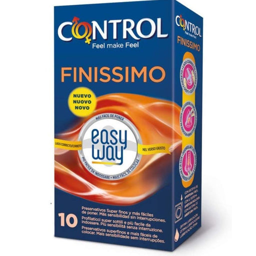 Preservativos Adapta Easy Way Finissimo 10 Unidades - Control - 1