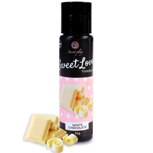 Bálsamo Lubrificante Sweet Love Chocolate Branco 60 ml - Secretplay Cosmetic - Secret Play - 1