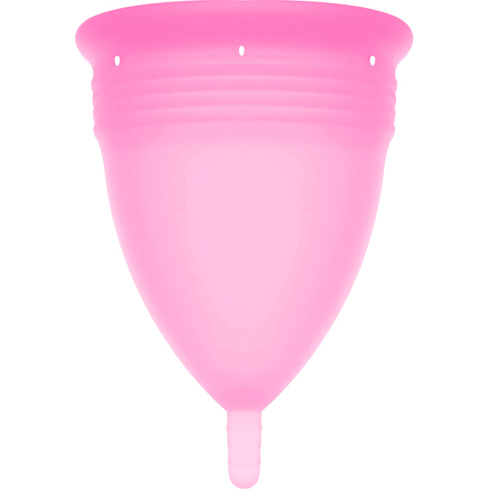 Copo menstrual de silicone tamanho L rosa - Stercup - 4