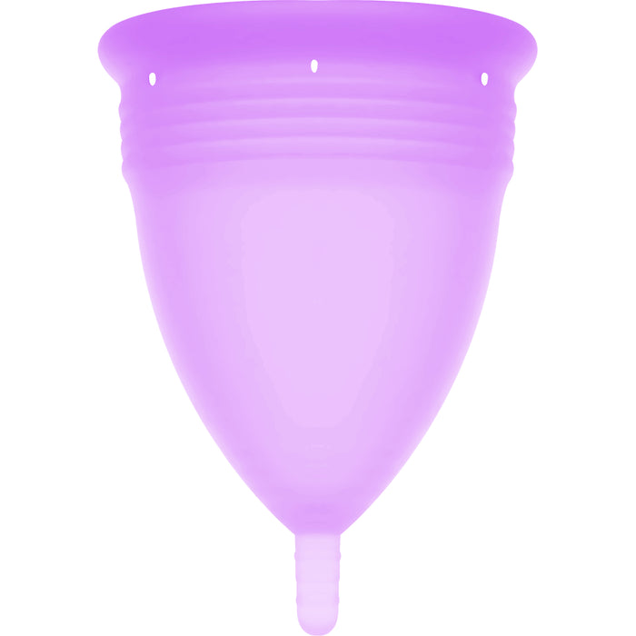 Copo menstrual de silicone tamanho P lilás - Stercup - 4