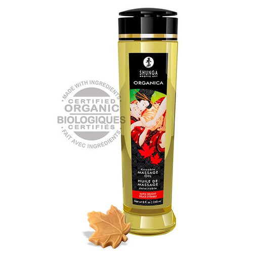 Óleo de massagem erótico orgânico Maple Delight - óleos - Shunga - 1