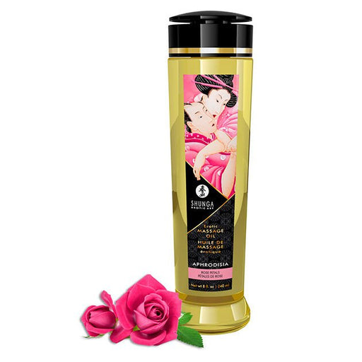 Aphrodisia Rose Petals Erotic Massage Oil - Óleos - Shunga - 1