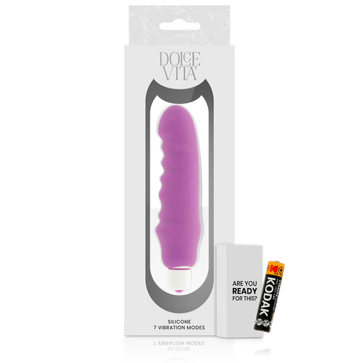 Vibrador de silicone lilás Genius - Dolce Vita - 1