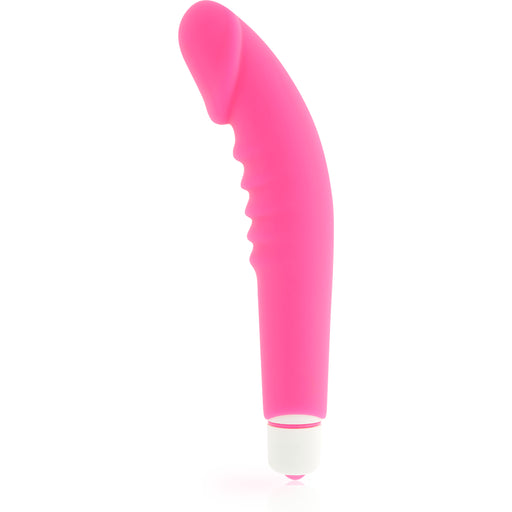 Vibrador de silicone rosa de prazer realista - Dolce Vita - 2