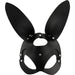 Máscara vegana de couro com orelhas de coelho - Coquette - 4