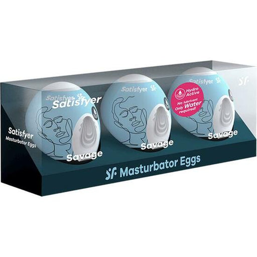 3 Ovos Masturbadores - Savage - Satisfyer - 1