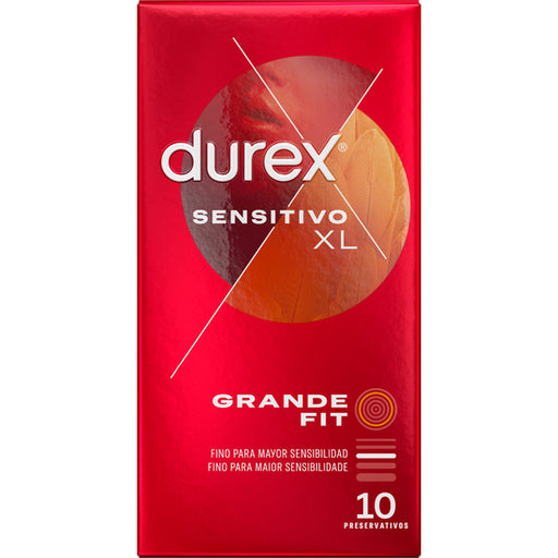 Preservativos Durex Sensitivo XL 10 Unidades - Durex - 1