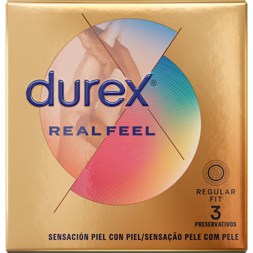 Preservativos Durex Real Feel 3 unidades - Durex - 1