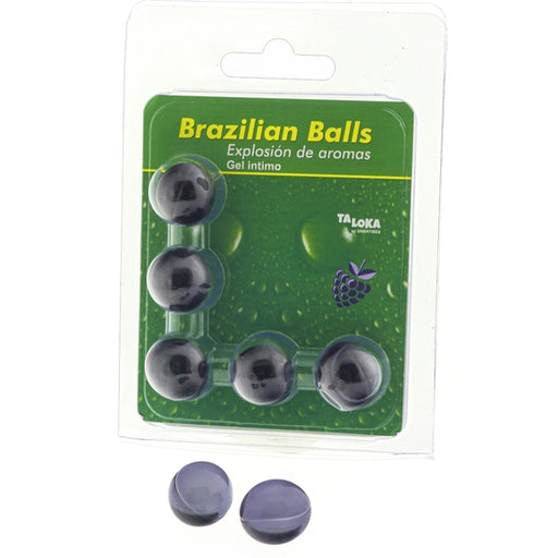 Gel Íntimo Brazilian Balls Frutas Del Bosque 5 Bolas - Taloka - 1