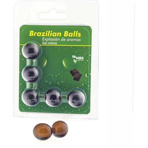 Gel íntimo Chocolate 5 Bolas Brazilian Balls - Taloka - 1