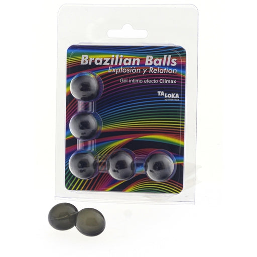 Brazilian Balls Gel Excitante Efeito More Flavour 5 Bolas - Taloka - 1