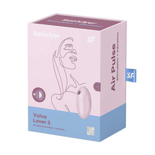 Vulva Lover 3 Estimulador e Vibrador - Rosa - Satisfyer - 1