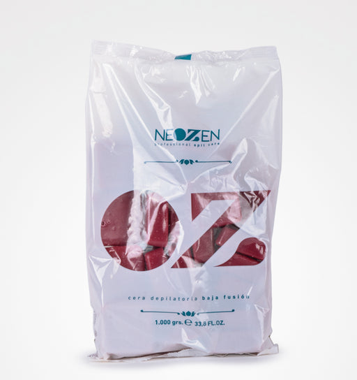 Cera Depilatória em Pastilhas Baixa Fusão Vinho 1kg - Neozen - 1