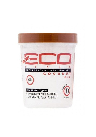 Gel Fixador Efeito Goma - Óleo de Coco - Eco Styler: 946 ml - 2
