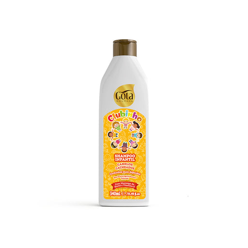 Shampoo Clubinho Cacheados 340ml - Gota Dourada - 1