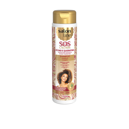 Shampoo SOS Cachos - Rícino e Queratina 300ml - Salon Line - 1