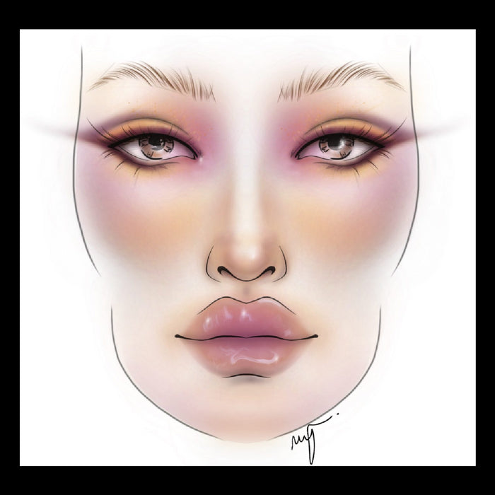 Pack Face Chart Artist + Modelos PRO para Maquiagem - Facechart - 3